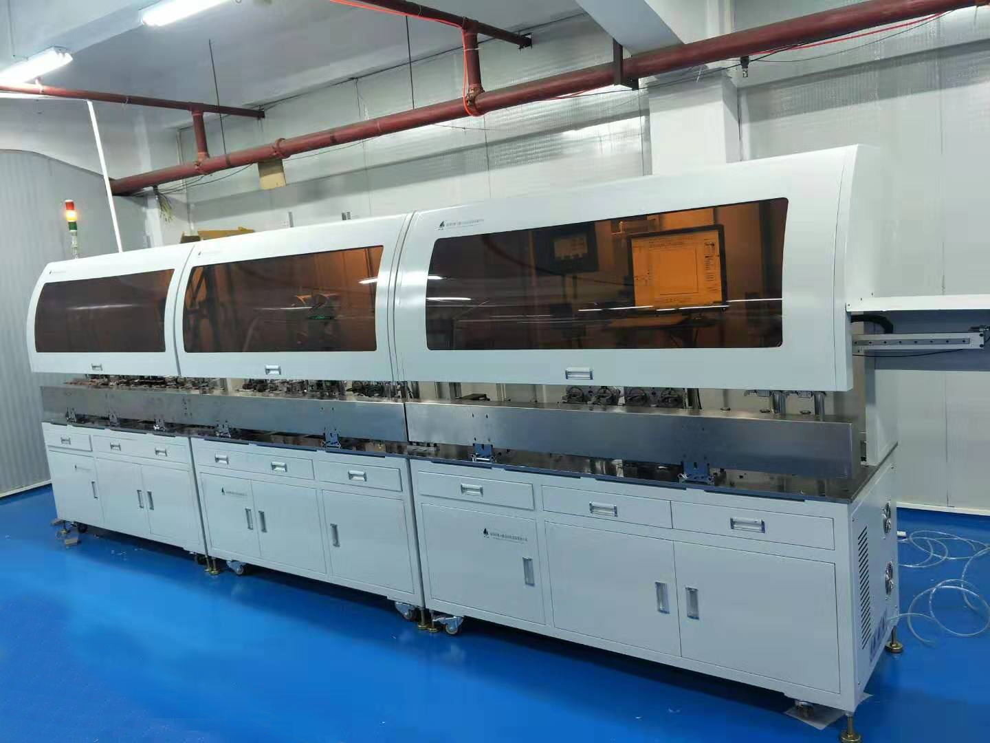 FYH-390全自動(dòng)刷剪編織包銅箔機(jī)去鋁箔一體機(jī)